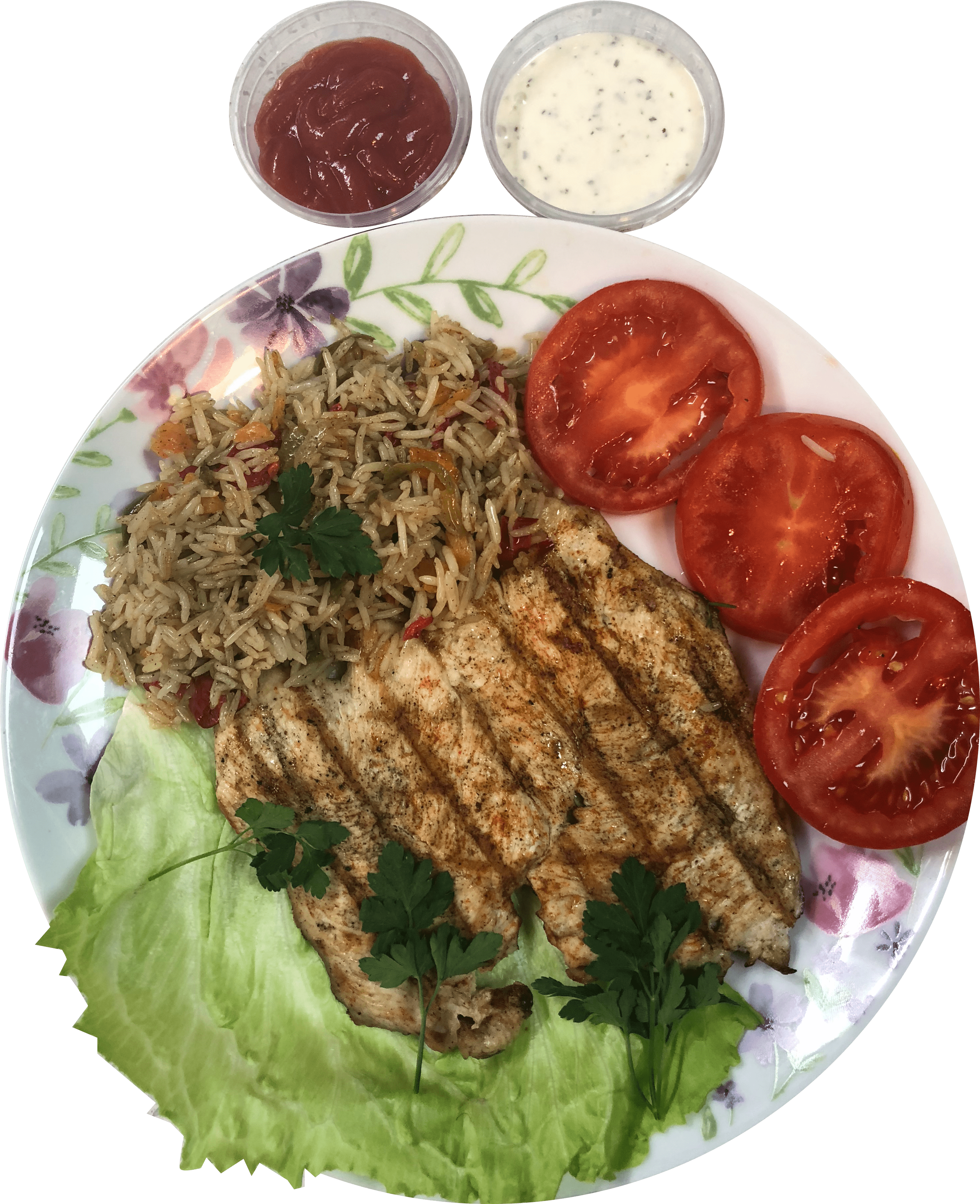 Grilled Chicken Breast - Fried Fish (3024x4032), Png Download