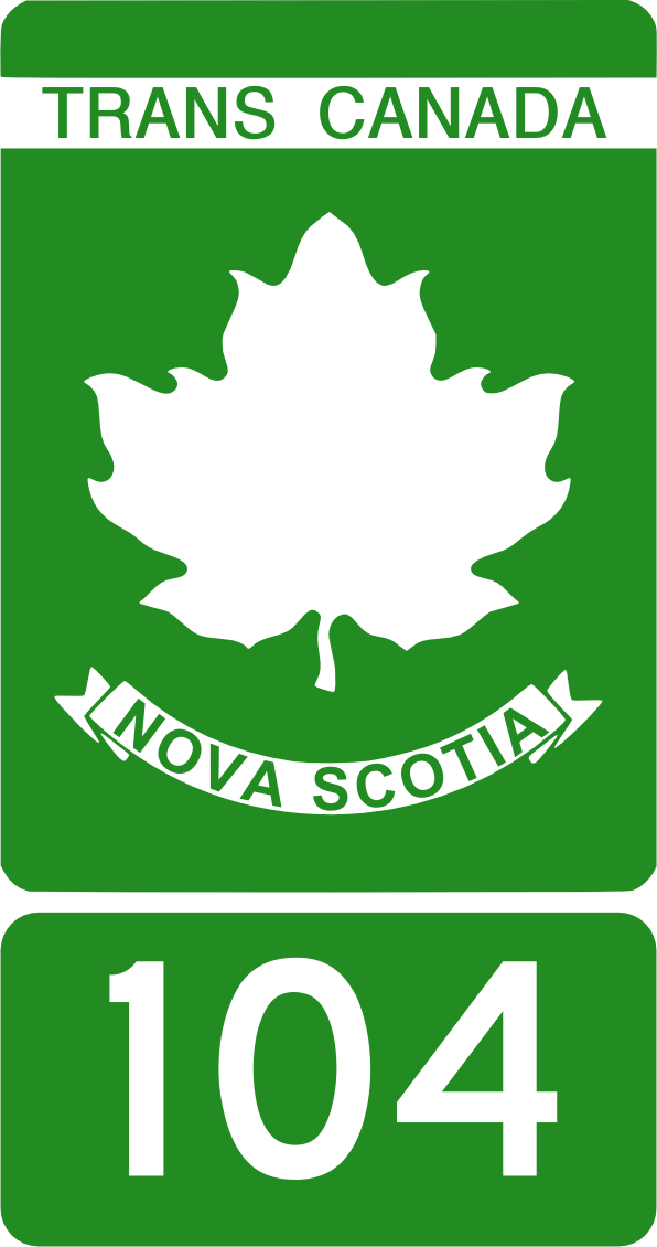 Trans Canada Highway Sign (596x1130), Png Download