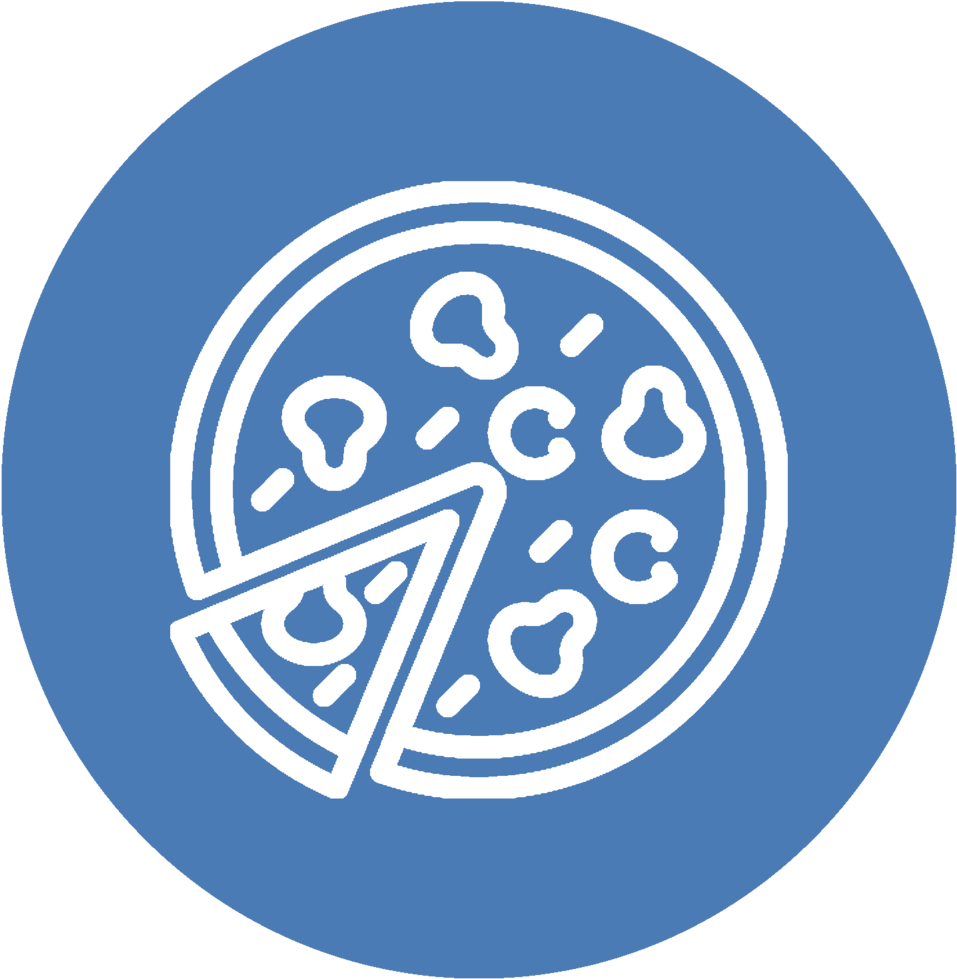 Pizza Icon Bb - Circle (1000x999), Png Download