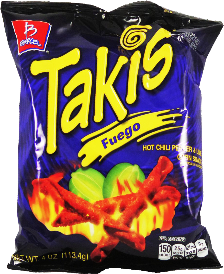 Takis Fuego 4 Oz (1165x1215), Png Download