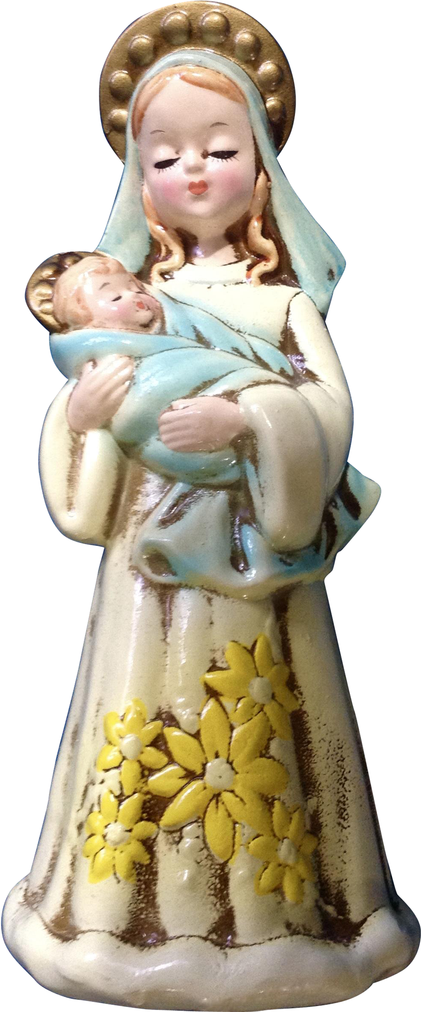 5” Josef Originals Nativity Mary & Baby Jesus Christ - Figurine (2048x2048), Png Download