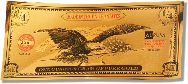 Eagle & Flag Quarter Gram - Buzzard (800x448), Png Download