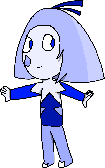 Aquamarine - Cartoon (461x713), Png Download