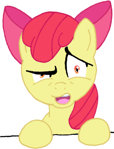 Apple Bloom, Artist - Cartoon (481x644), Png Download