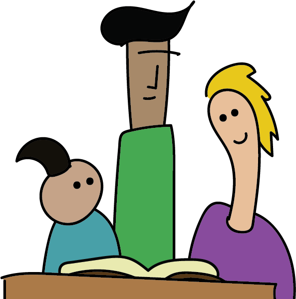 Bible Study Family - Bible (593x599), Png Download