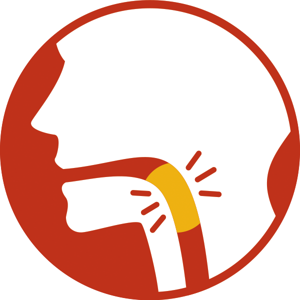 Throat Pain - Sore Throat Icon Png (600x600), Png Download