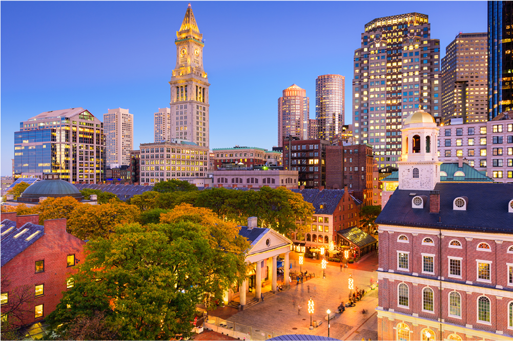 Boston, Massachusetts - Cam012 - Boston Ma Downtown (1000x1000), Png Download