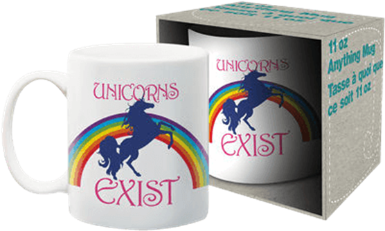 Unicorns Exist Coffee Mug - Produtos Nasa (555x555), Png Download