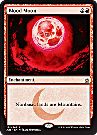Blood Moon Masters 25 English Foil - Blood Moon Mtg (560x560), Png Download
