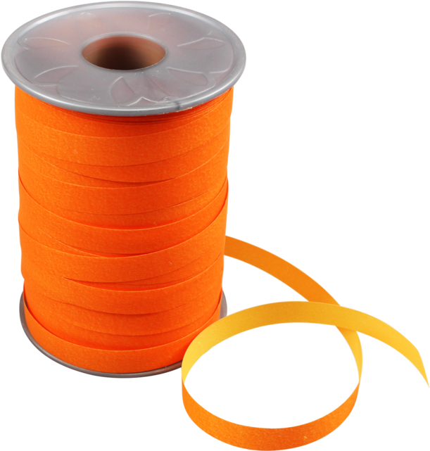 Ribbon, 10mm, 200m, Orange/orange - Label (640x640), Png Download