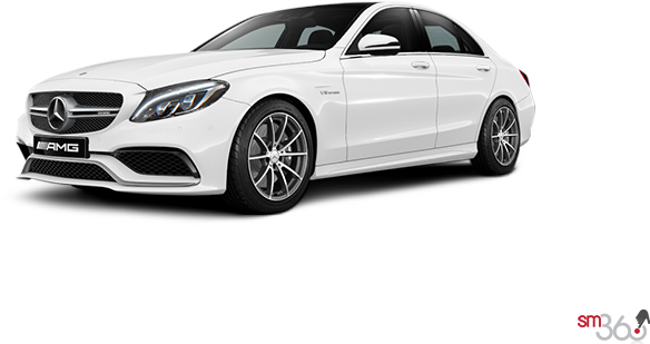 2018 Mercedes Benz C Class Sedan Amg - Honda Civic 2015 White Lx (640x480), Png Download