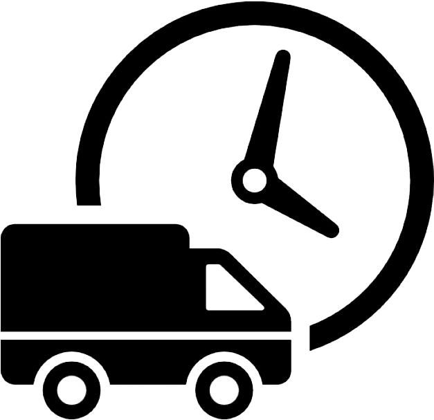 Delivered On-time (626x626), Png Download