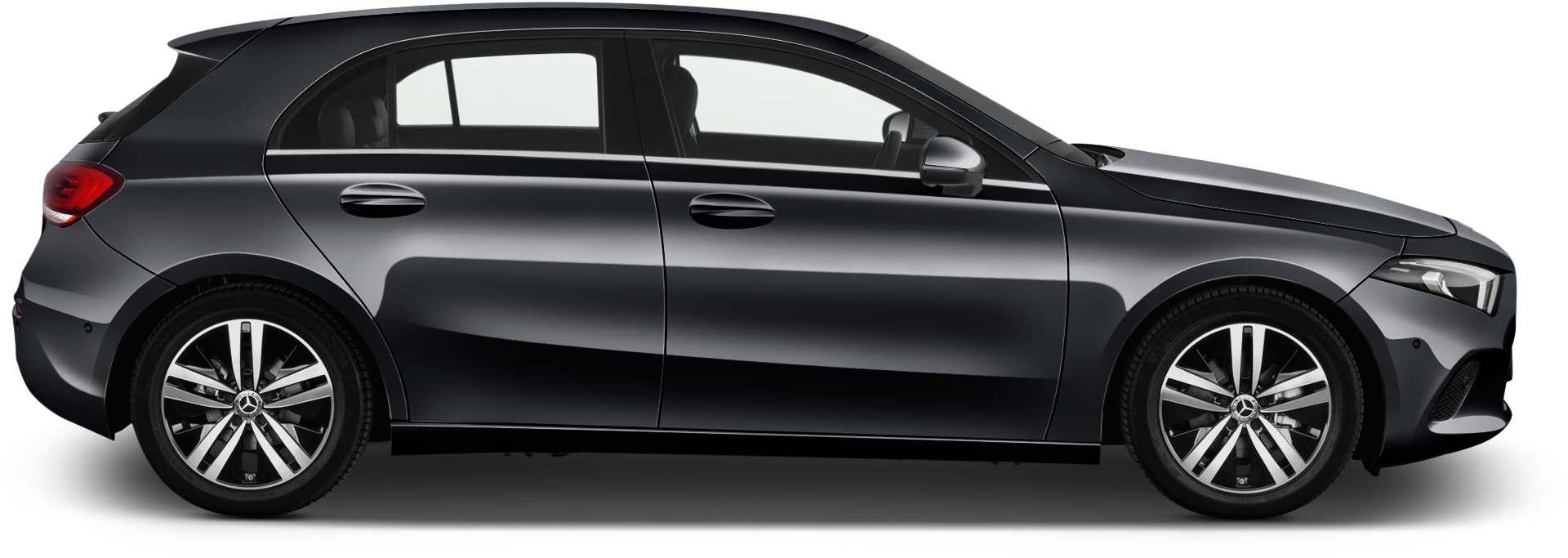 Mercedes A-class Leasing Deals - Mazda 6 Side View Black (2048x1360), Png Download