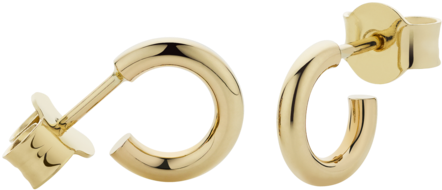 Meadowlark • Taboo Hoop • Small • Gold Plated - Earrings (750x750), Png Download