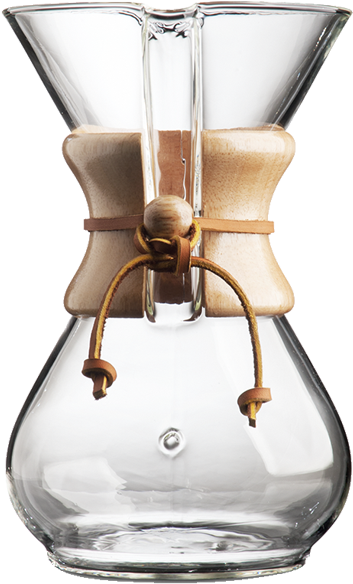 Chemex Coffeemaker 6 Cup - Glas Coffee Filter (800x800), Png Download