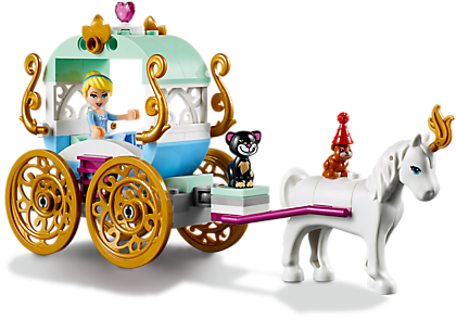Cinderella's Carriage Ride - 41159 Lego (800x600), Png Download