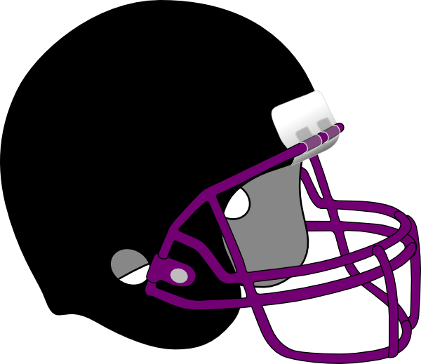 Football Helmet B&n Clip Art - Black Football Helmet Clipart (600x519), Png Download
