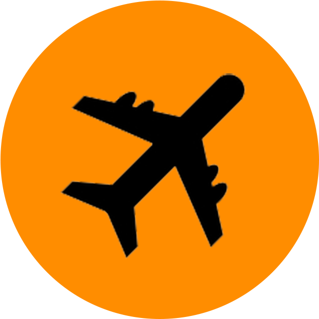 Plane Icon - Black And White Plane (800x800), Png Download