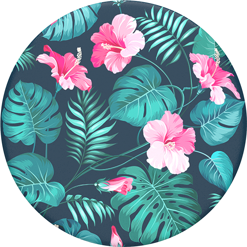 Hibiscus, Popsockets - Hibiscus Popsocket (1000x1000), Png Download