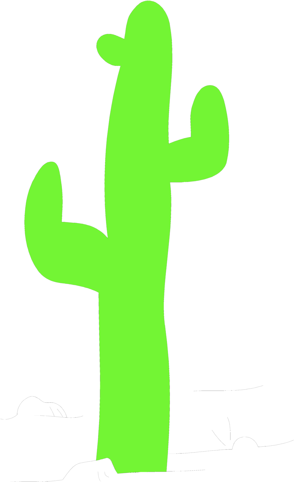 Cactus Clipart Png - Cactus (958x1644), Png Download