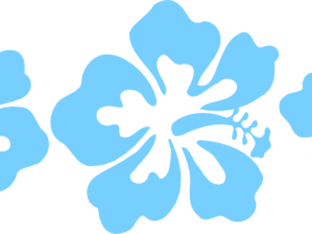Jamaica Clipart Blue Hibiscus Flower - Black And White Hibiscus Flower Clip Art (640x480), Png Download