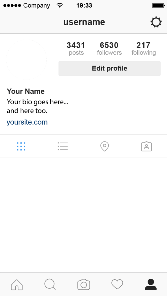 Elementos De La Pantalla De Inicio En Instagram - Instagram Pantalla De Inicio (577x1024), Png Download