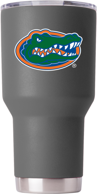 Florida Gators 30 Oz Gray Powder Coat Stainless Steel - Guinness (585x750), Png Download