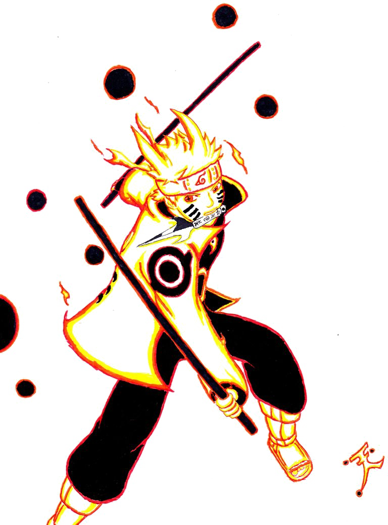 Naruto Ashura Png Picture - Naruto Uzumaki Ashura Mode (768x1041), Png Download