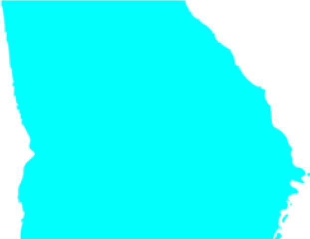 Georgia Clipart Outline - Map Of Georgia (640x480), Png Download