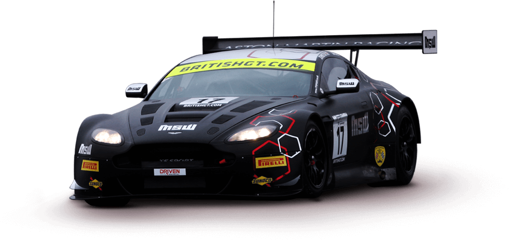 Aston Martin Gt3 - Aston Martin V8 Vantage (2005) (1148x575), Png Download