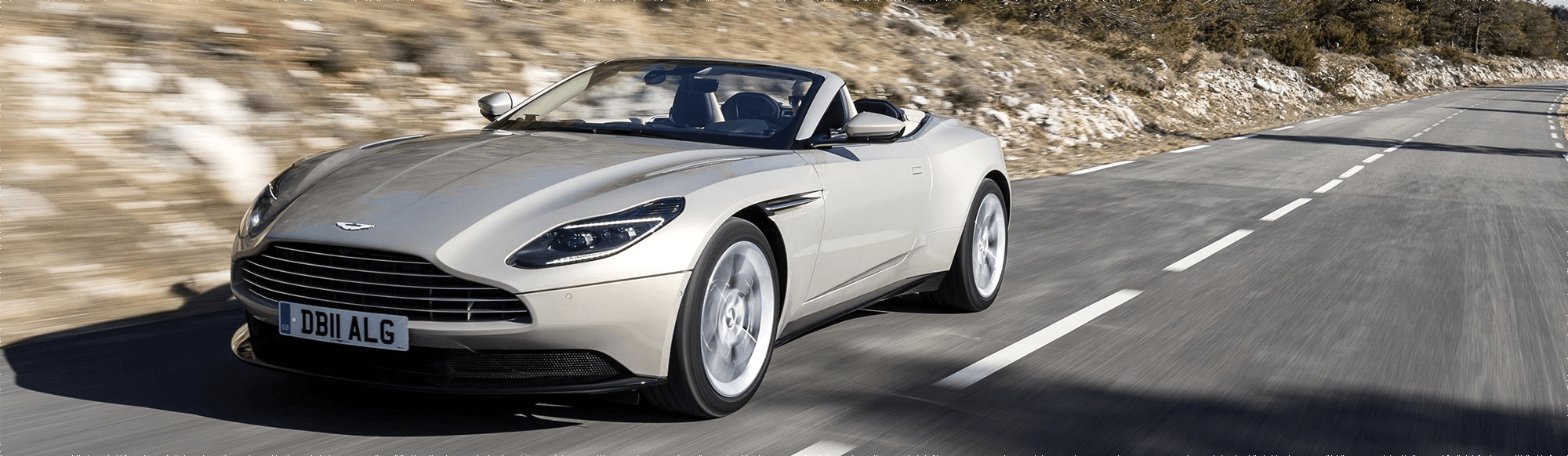 Beige 2019 Aston Martin Db11 Volante In Houston - Aston Martin (2000x582), Png Download