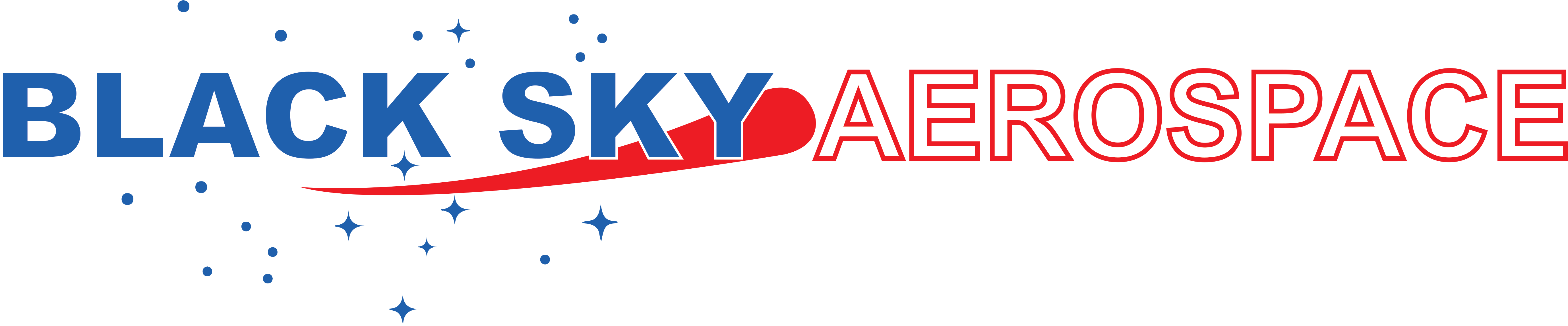 Black Sky Aerospace (5575x1147), Png Download