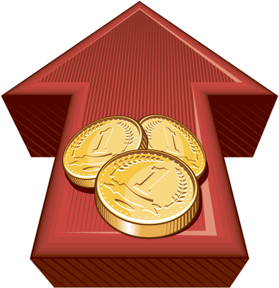 Золотая Монета, Золото, Деньги - Money (588x600), Png Download