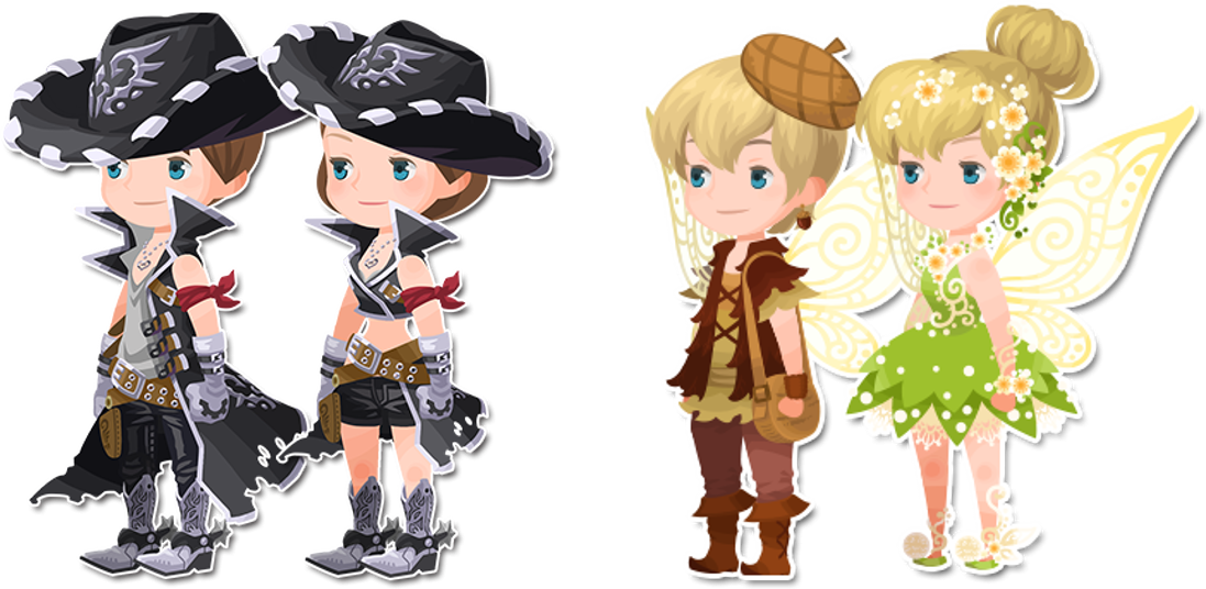 February Coliseum, Terence, Tinker Bell - Kingdom Hearts Union X Tinkerbell (1097x536), Png Download