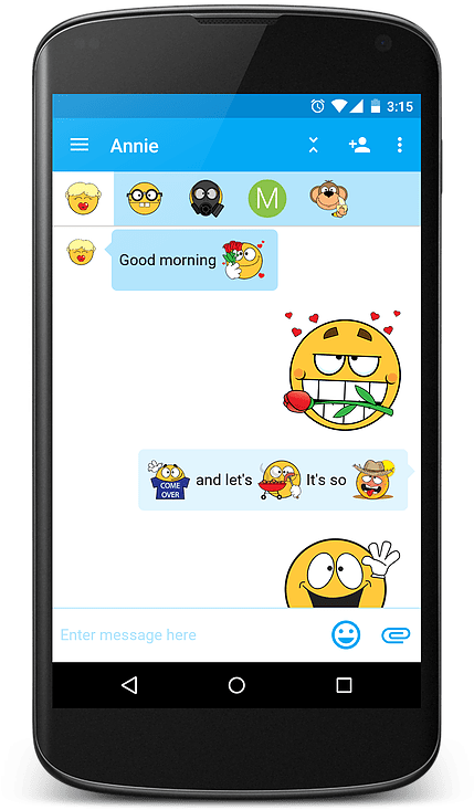 Ochat Unique Emoji And Smileys - Ochat (430x741), Png Download