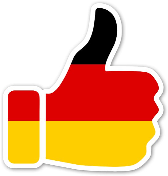 Me Gusta Alemania Pegatina (581x600), Png Download