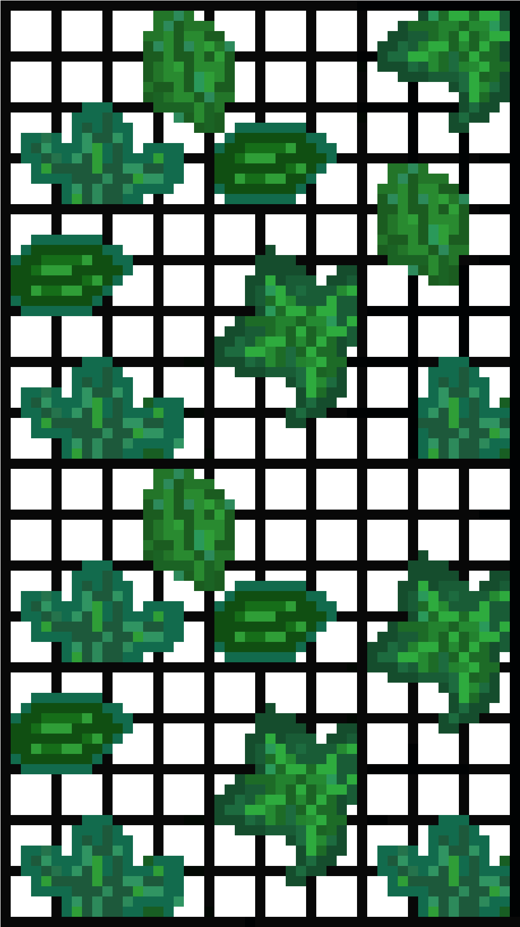 Grid With Leaves - Cross (1060x1860), Png Download