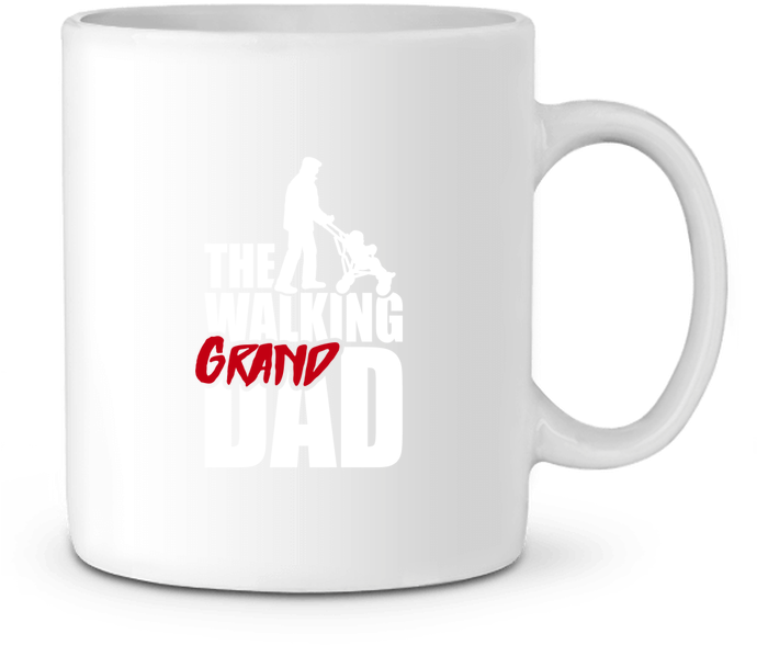 Mug En Céramique Walking Grand Dad White Par Laundryfactory - Mug (690x850), Png Download