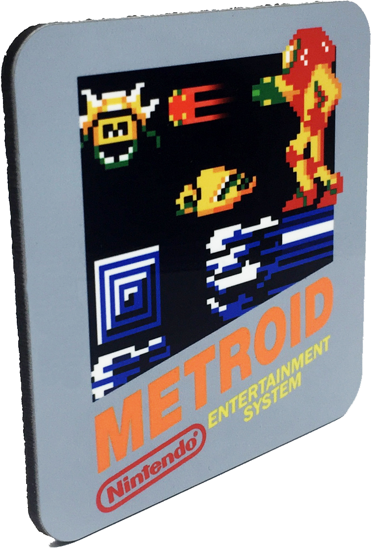 Metroid Drink Coaster - Fictional Character (1500x1500), Png Download