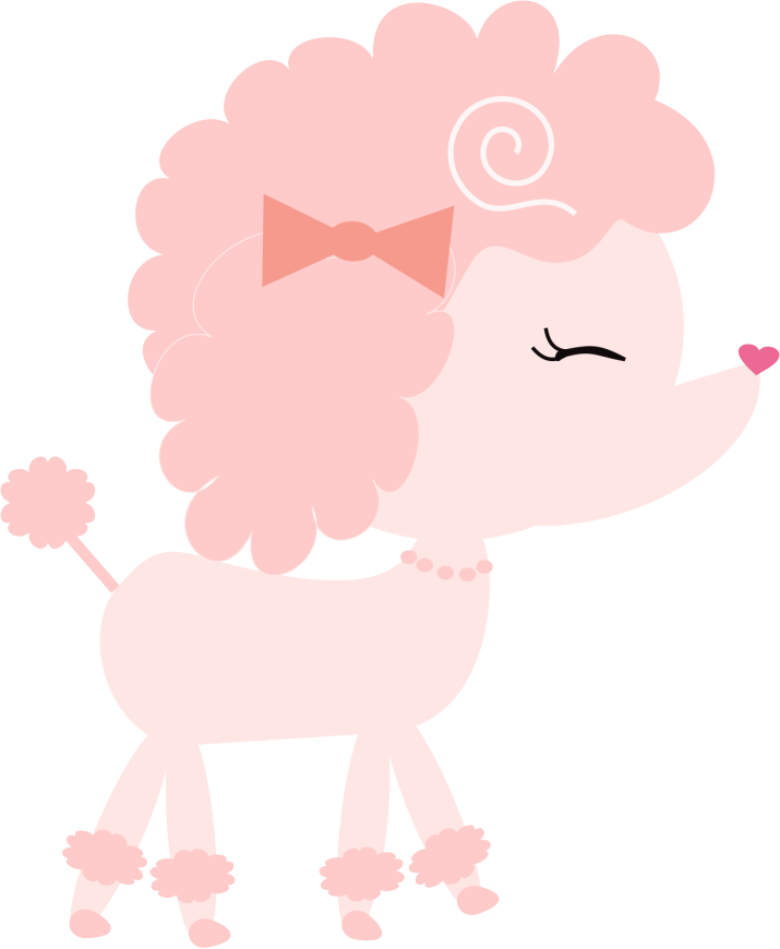 Tres Chic Paris Baby Clipart - Perrito De Paris Animado (715x870), Png Download