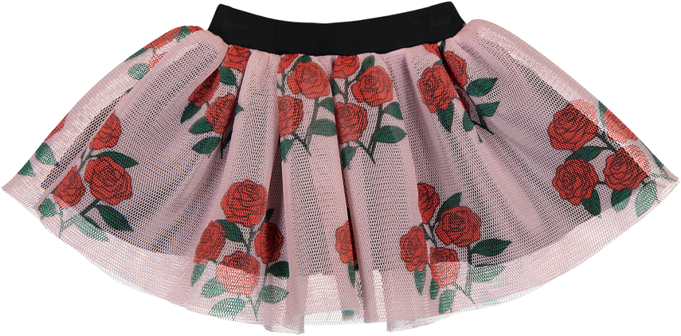 Caroline Bosmans Marsha Mellow Skirt Furbo Rose Bush - Caroline Bosmans Rose Bush Print Tutu Skirt (960x720), Png Download