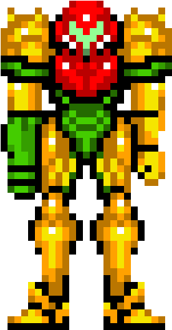 Metroid - Samus Aran (510x710), Png Download