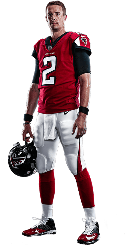 Atlanta Falcons - Atlanta Falcons Players Png (460x819), Png Download