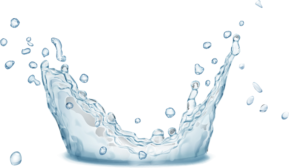 Bigstock Water Splashes Water Drops An 160291724 [converted] - Drop (996x577), Png Download