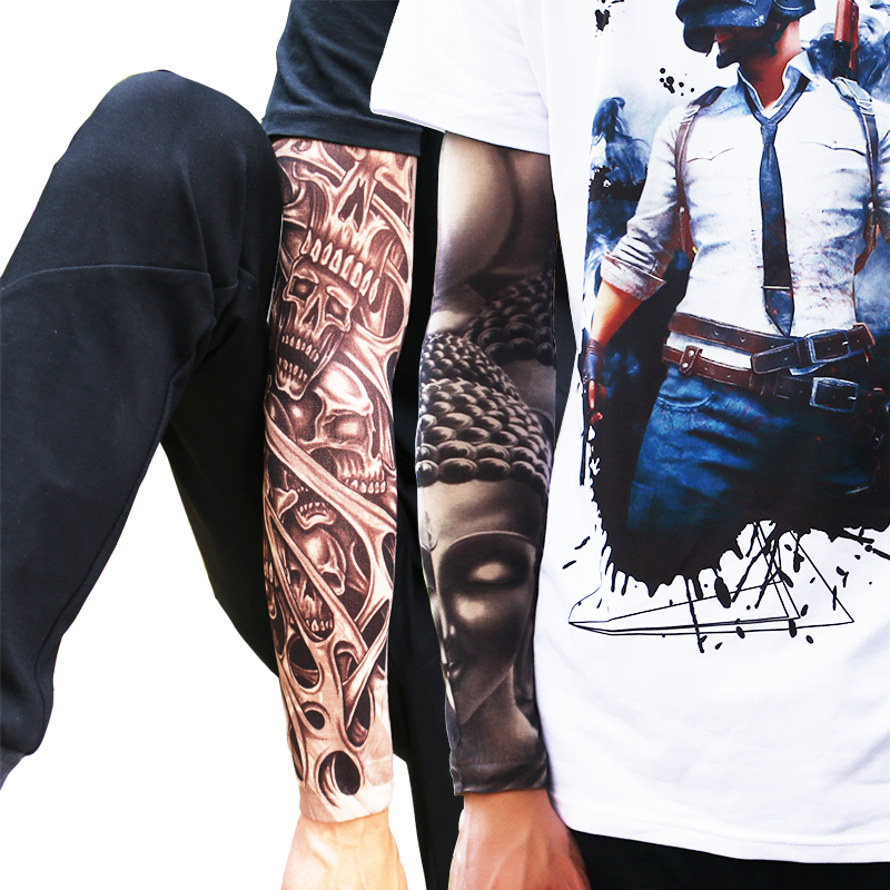 Tattoo Sleeve Male Flower Arm Tattoo Female Summer - Tattoo (800x800), Png Download