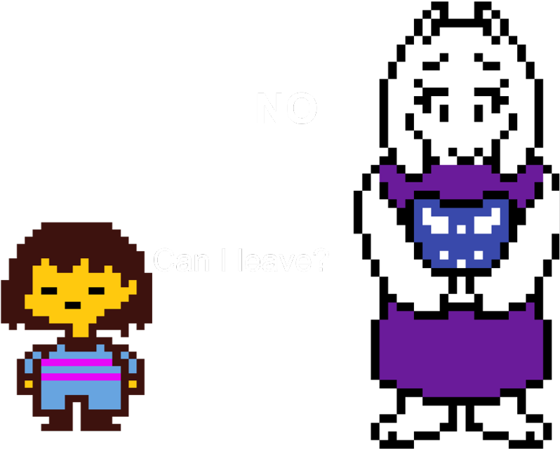 In This Scene, Toriel Won't Let You Leave The Safe - Undertale Toriel Pixel Art (900x674), Png Download