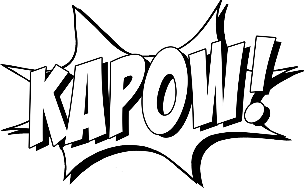 Kapow Png (1000x618), Png Download