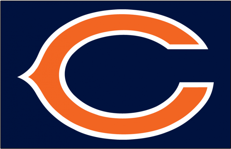 Chicago Bears Iron On Stickers And Peel-off Decals - Chicago Bears Flag (750x930), Png Download
