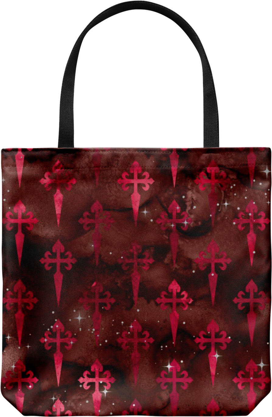 Gothic Cross Tote Bags - Christian Tote Bags (1400x1400), Png Download