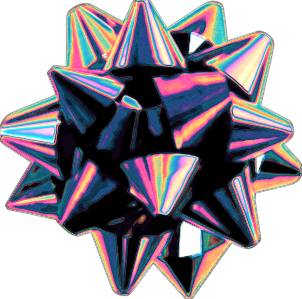 Bow Sticker - Triangle (1024x1011), Png Download